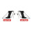 2Pair Front  Adjust Lock Backrest Handle  Chrome for - W204 W207 C204 A2079108506 A2079108606 B 4