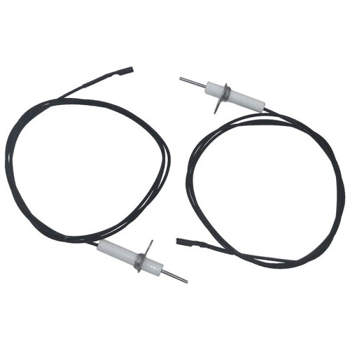 6Pc 38Inch Ignitor Wire & Ceramic Electrode Assembly,Ignition Electrode Can DIY Bending for Gas Ceramic Plug Ignition 1