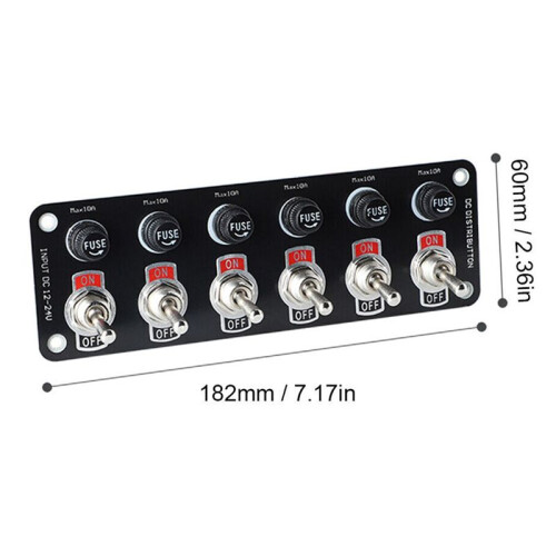 2X 12/24V Car Panel Multi  Panel Schalter Power Control Universal 2