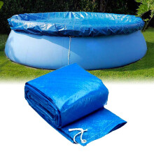 Round 8ft Solar Pool Cover 244cm UVProtection Bubble Cover for Above Ground Pools Energy Saving