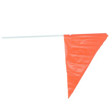 4X Safety Flag with Pole,6 Foot Adjustable High Visibility Bike Flag, Brightly Colored Waterproof Safety Flag