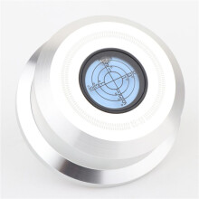 2X Record Weight Stabilizer LP Disc Stabilizer Turntable Vinyl Clamp Premium Audiophile Grade Vinyl Vibration Silver