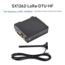 3X Waveshare SX1262-LoRa-DTU- 850-930MHz Guide Rail LoRa Data Transmission Terminal DTU RS232/RS485/RS422 to LoRa