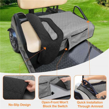 2X Cart Covers Universal Cart Towel Blanket for EZGO, , Club Car & More 2 PersonGolf Carts