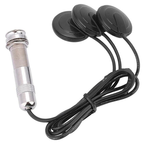 5X Gitarr Pickup 3x Piezo Pickup Transducer för Akustisk Gitarr Ukulele Mandolin Instrument 1