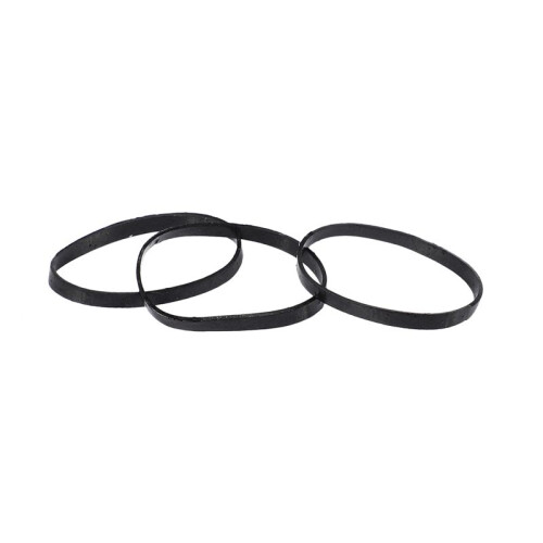 2000St Svart Elastiskt Gummiband för HåR Kvinnlig Flicka Present