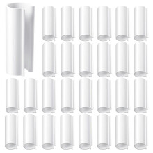 64-Delad Snäppklämma för PVC-Rörväxthus, Radskydd, Poolskyddsklämma, Skydd, Fågelskydd (för 1/2 Tums PVC-Rör)