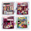 2X Glitter  &  Tool Storage Box,3-Layer Stackable Carry Tackle Box Sewing Box Organizer for Art 4