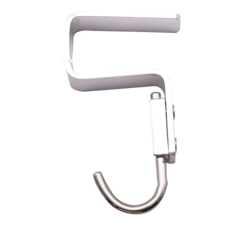 Silver Aluminum Alloy Bag Hook For Desk Table Purse Hanger Holder Backpack Hanging Hook 8.8X5cm Bathroom Organizer