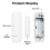 2X  Magnetic Door Sensor Zigbee Door Sensor for Home Security Wireless Contact Sensor Programmable with  Life 6