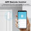 2X  Magnetic Door Sensor Zigbee Door Sensor for Home Security Wireless Contact Sensor Programmable with  Life 7
