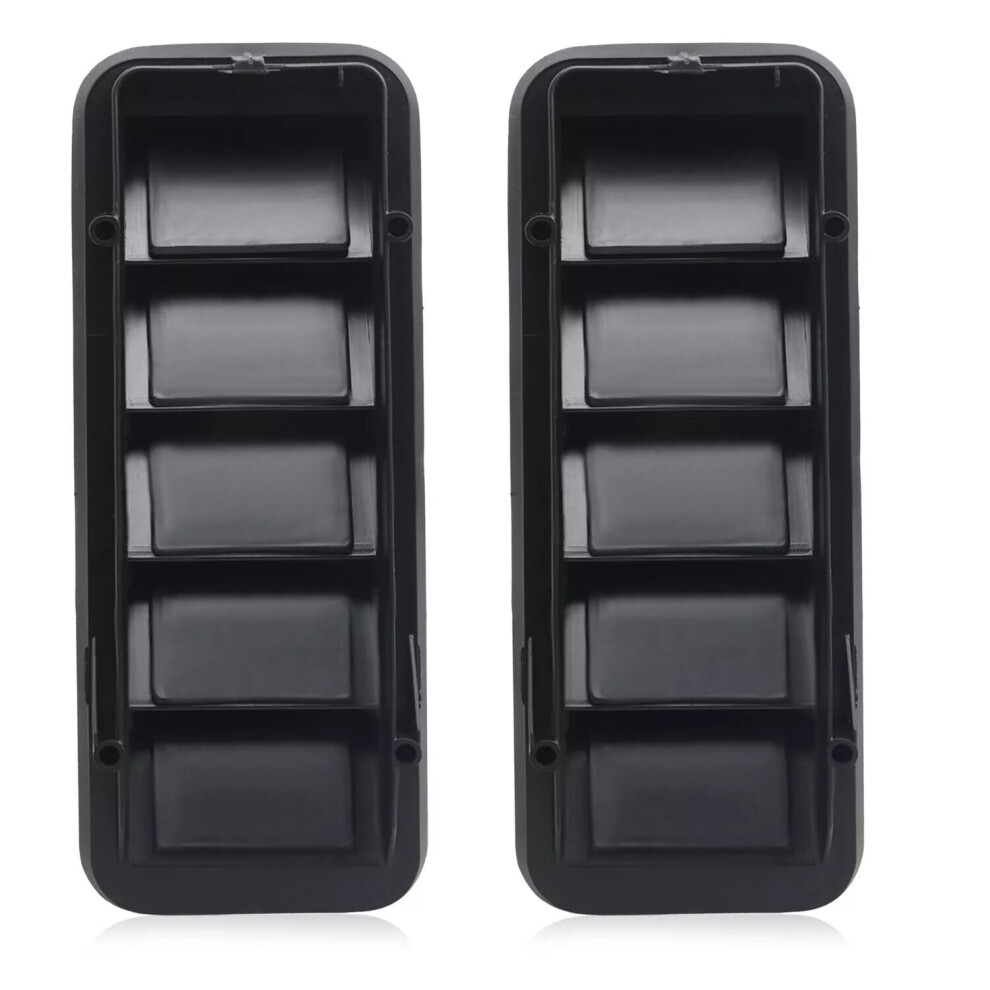 2X Back Panel Cab Air Vent Relief Grille For Silverado 1500 2500 3500 Chevrolet 9365509715055