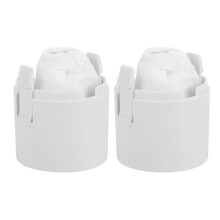 2 Pack White Pool Cleaner Filter Bags Replacement, Durable Mesh for Efficient Debris Collection