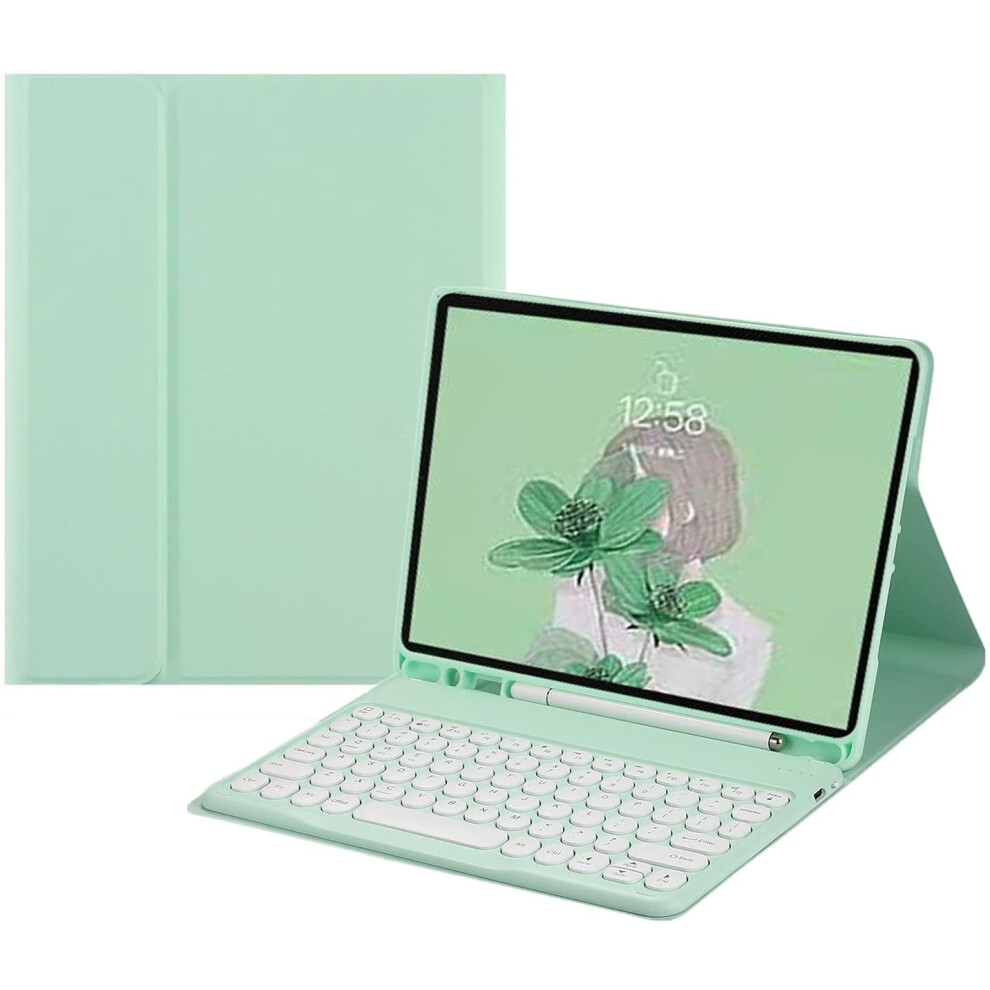 Xihama Keyboard Case Compatible With Ipad Air 13" (M2) & Ipad Pro 12.9" (3Rdâ6Th Gen), Detachable Bt Cover, Mint Green 9365509716489