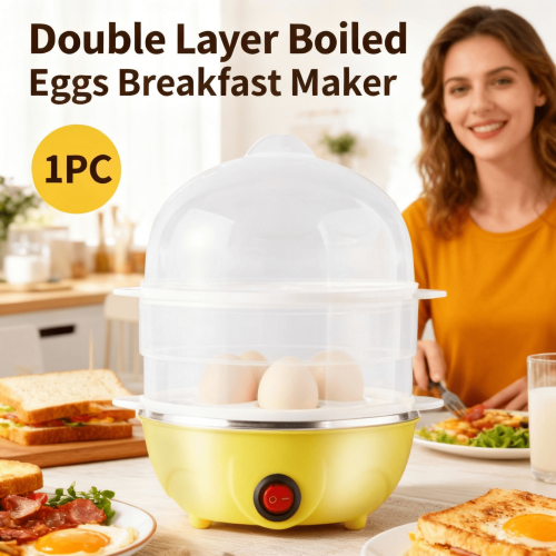 Electric Egg Cooker 14-Egg Capacity with Auto Shut-Off