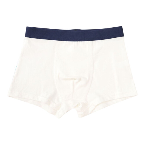 Boys' cotton boxer briefs mid-rise soft breathable elastic