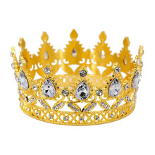 Alloy Crown Cake Topper with Rhinestones Type 8