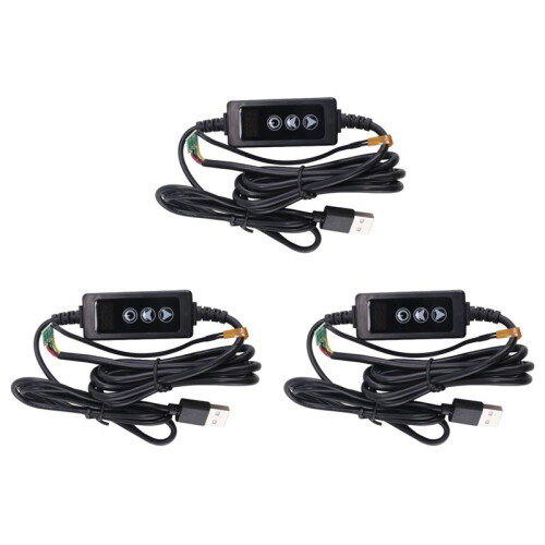 3X Ny USB  Termostat  LED Digital Control Temperatur Controller Termometer Termoregulator  5-24V 12V