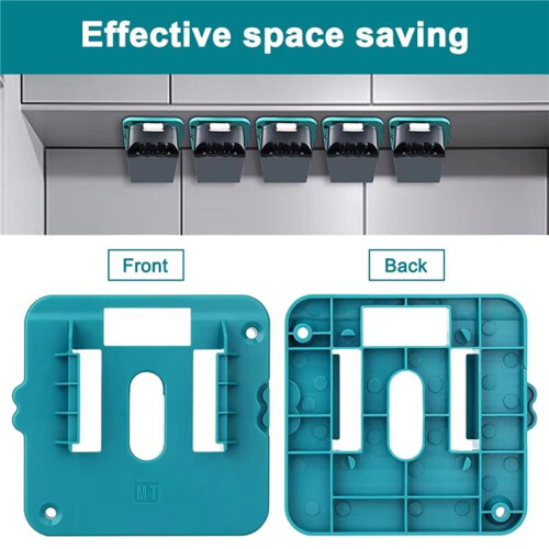 20Pack Battery Storage Rack for  14.4V 18V Li-Ion Battery Tools Machine Holder Storage Rack Wall Mount Bracket 2