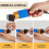 8pack Rug Tufting Trimmer Replacement Blades, Fits for All 200W Carpet Trimmer Tufting 4
