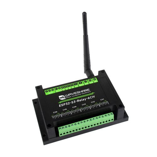 2X Waveshare Industrial Grade ESP32-S3 6CH WiFi Relay Module Stöder WiFi//RS485/ Interface Relay 1