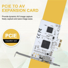 4X PCIE-Erweiterungskarte PCIE Zur AV-Überwachung HD 640X480 Auflösung Videoaufnahmekarte Bildaufnahmekarte