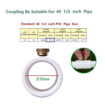 30 Stück 1/2 Zoll PVC-Nebeldüsen-Vernebelungssystem für Terrasse, Außen-Nebelkupplung, PVC-Split-Abschnitt mit Nebeldüse