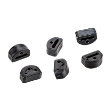 6 Stuks Gitaar String Lock Moer Blok Klem Gitaar String-Zwart
