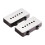 Couvercle de micro de guitare électrique, coque en-Chrome 1