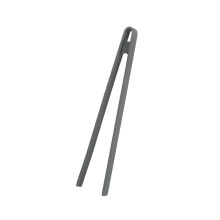 Silicone Kitchen Tongs Gray Heat Resistant Nonslip Grip BBQ Cooking and Salad Serving Tool