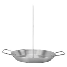 Vertical Skewer Stainless Steel Kebab Stand Polished for Oven Smoker Grilling and Easy Cleanup