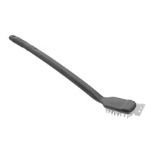 Grill Brush with Scraper and Wire Bristles, Long Handle BBQ Grill Cleaner for Outdoor Gas and Porcelain Grills