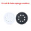 10x Interface Pads 5 Inch 8 Hole Hook & Loop Soft Sponge Foam Sanding Interface Pad for Orbital Sander Polishing 2