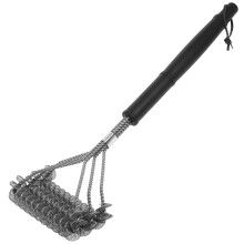 Stainless Steel Grill Brush BBQ Grill Cleaner with Ergonomic Comfort Grip for Fast Grease Removal