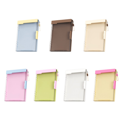 Clear ABS Document Case with Clipboard and Lanyard For-White 2