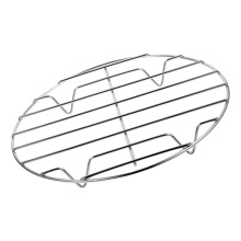 Stainless Steel Grill Rack Round BBQ Net for Even Heat Distribution Dishwasher Safe Cooking Accessory