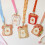 Funny Design Badge Storage Case Smooth PU-red fries 3
