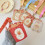 Funny Design Badge Storage Case Smooth PU-red fries 6