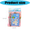 Sticker Book Colorful Cartoon Spirals Notebook Secure-Yellow 6
