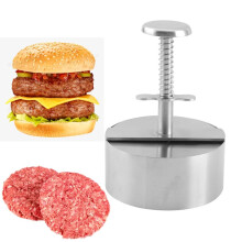 304 Stainless Steel Hamburger Press 4.5 Inch Burger Patty Maker with Nonstick Quick Release and Easy Clean Surface
