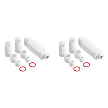 2X Repetidor POE À Prova D'Água Extensor IP66 10/100Mbps 500m Extensão 48V Externo para Câmera de POE