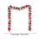 Christmas Wreath Red Silver 59.1 Inch with Bow Pinecone 4