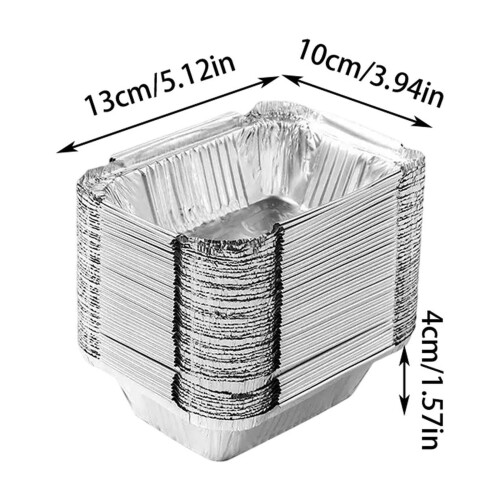 Aluminum Baking Pans Rectangular Heavy Duty 50pcs 1