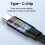 Διανομέας USB-C OTG, προσαρμογέας 2 σε 1, γρήγορος φορτιστής τύπου C σε USB3.0 και PD10W, 6
