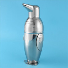 2X 500 Ml Cocktailshaker, Kreativ Pingvin i Rostfritt StåL Bartender Drink Mixer Shaker Pot, Vinflaska, Vintillbehör