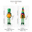 2 Pcs St.Patrick's Day Gnome Plush Decor Home Table Ornament Decor 2