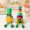 2 Pcs St.Patrick's Day Gnome Plush Decor Home Table Ornament Decor 7