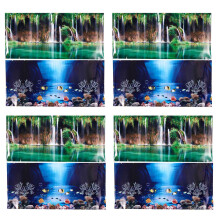 4X Fresh Sea Background Aquarium Ocean Landscape Poster Fish Tank Background
