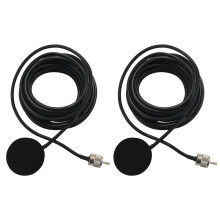 2X Tc-M55 2.16 Inch Nmo Magnetic Mount Base (Indoor) with 5M(16.4Ft) Rg58 Coaxial Cable Pl-259 Plug for /Vhf Antenna
