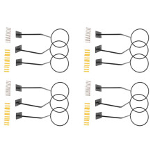 12 Pack Motorcycle Accessories Helmet Holder Helmet Hanger Rack Wall Mounted Hook